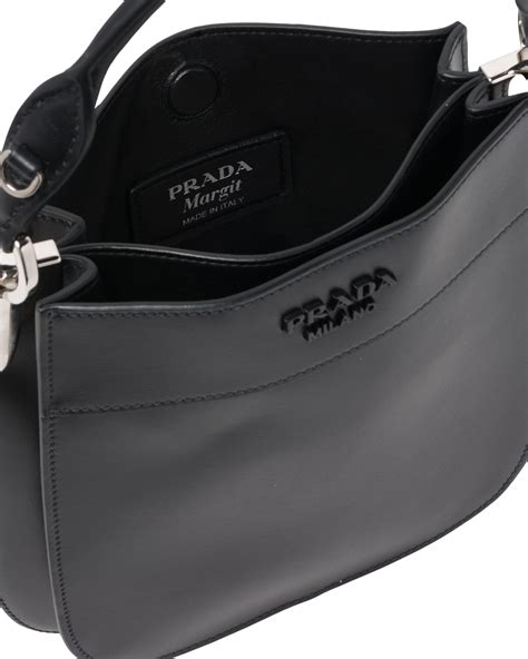 prada margit bag small|Small Leather Prada Margit bag.